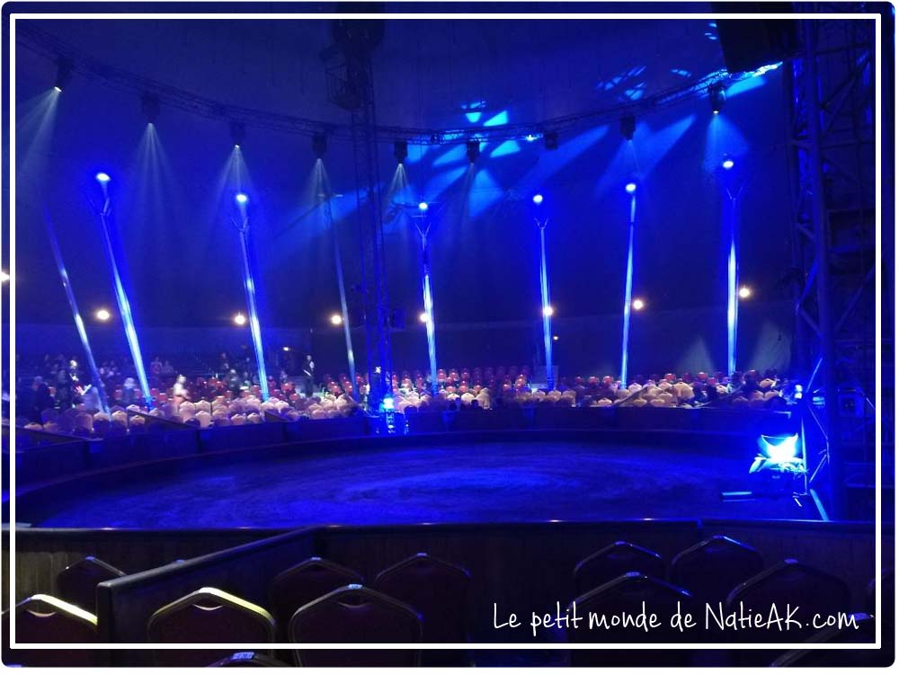 piste du cirque équestre "Origines" d'Alexis Gruss