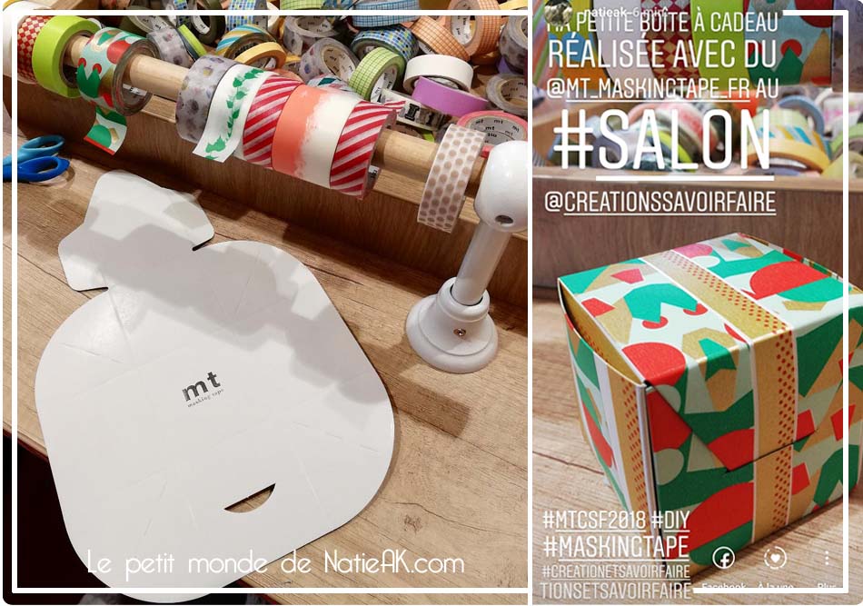 Boîte à cadeau en Masking Tape Idées créatives pour Noël