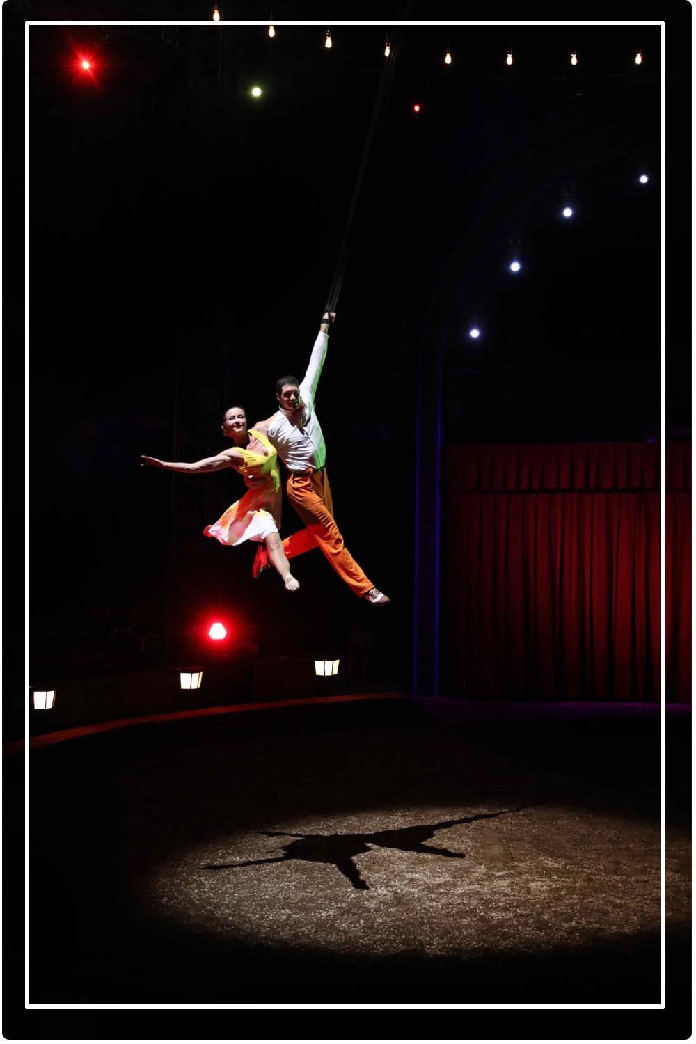 voltige aérien et cheval avec Svetlana Lobova et Firmin Gruss ( Origines)