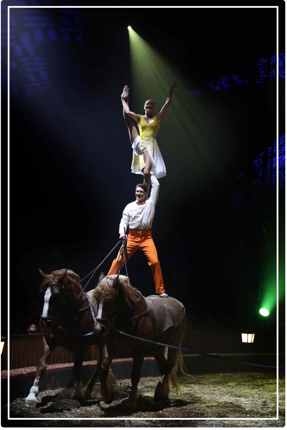 voltige aérien et cheval avec Svetlana Lobova et Firmin Gruss