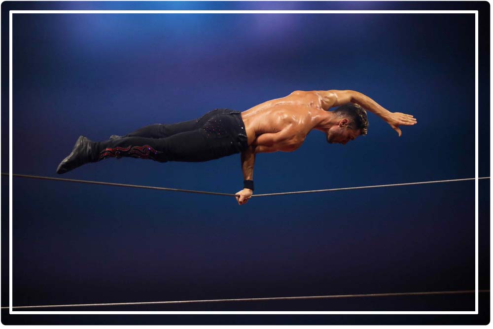 Double fil équilibriste 