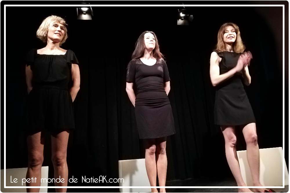 comédiennes de Fragments de femmes : Alix Schimdt, Solène Gentric et Cécile Théodore)