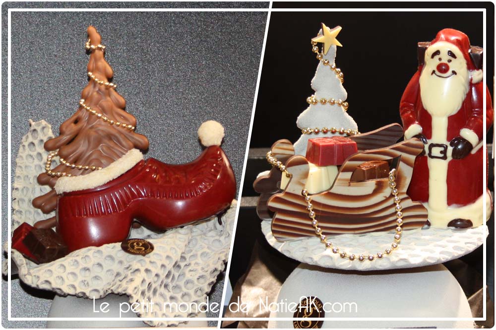 Sabot de Noël et Traîneau du Père Noël de George Larnicol