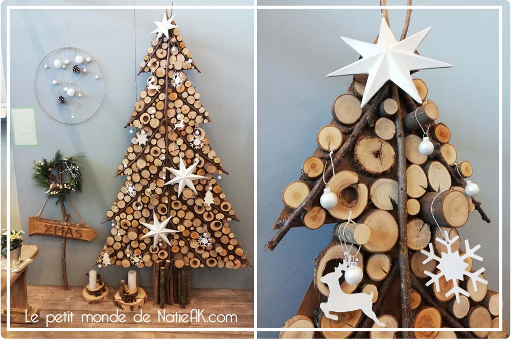 Arbre de Noël en rodin de bois Idées créatives pour Noël