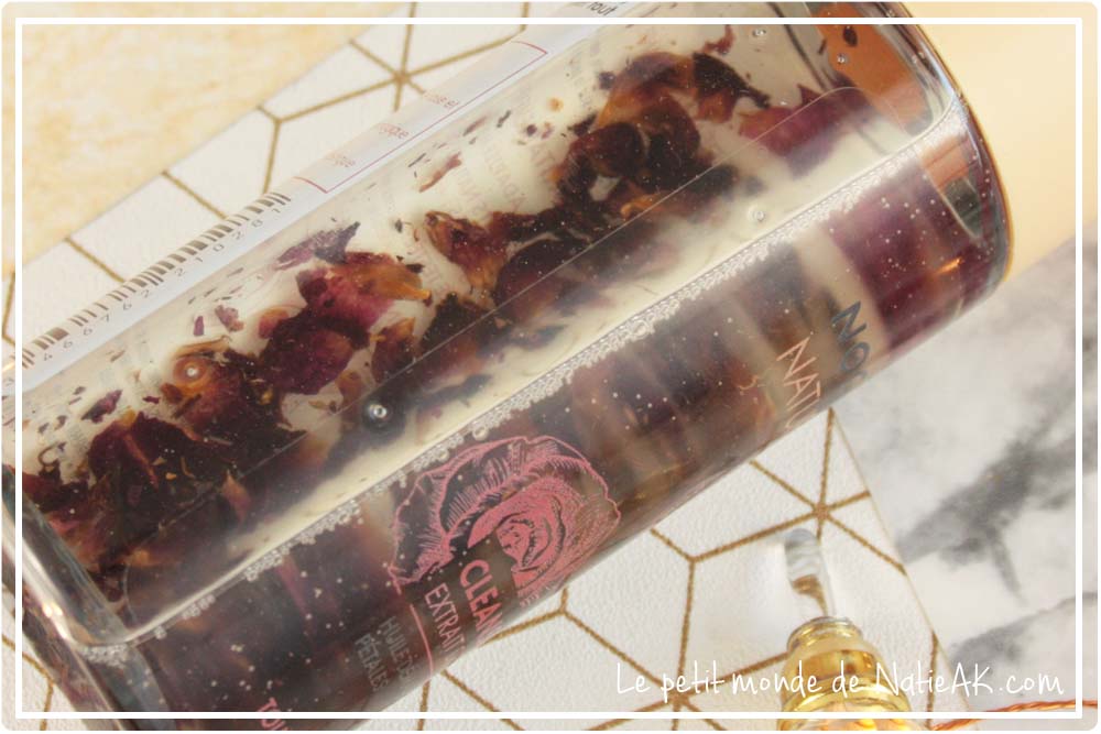 L'huile démaquillante Cleanse extrait de rose de Nocibé