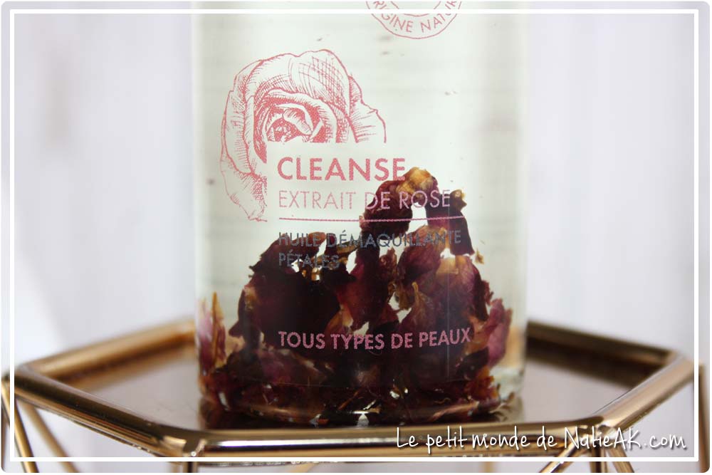Huile démaquillante pétales de rose