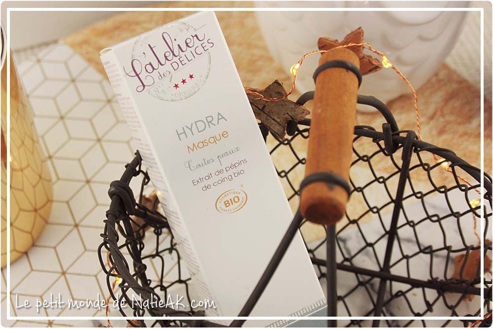 hydra masque bio L'Atelier des délices