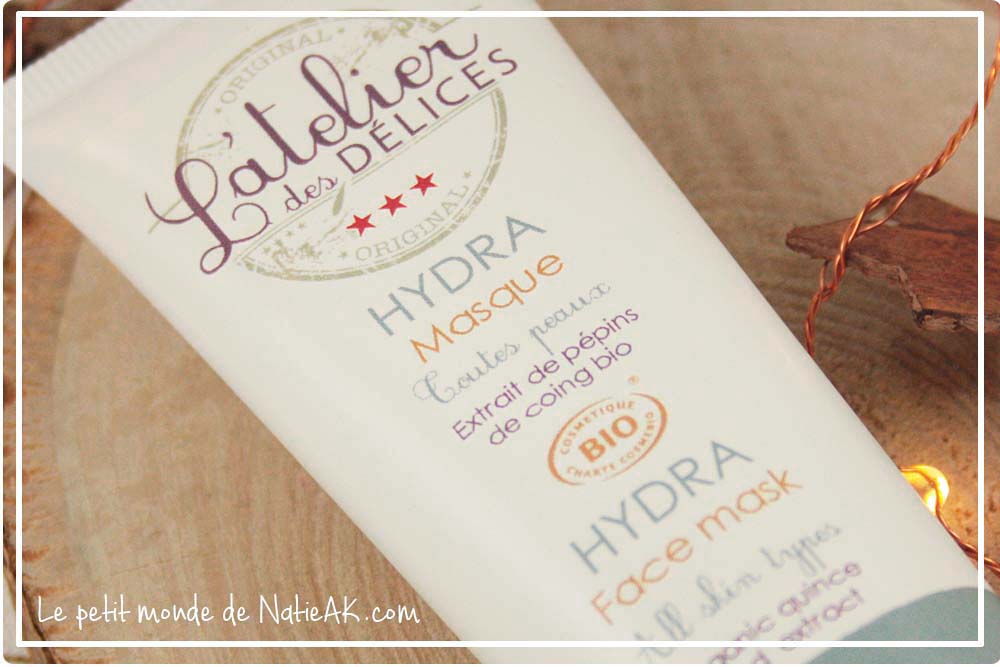 masque hydratant l'Atelier des délices