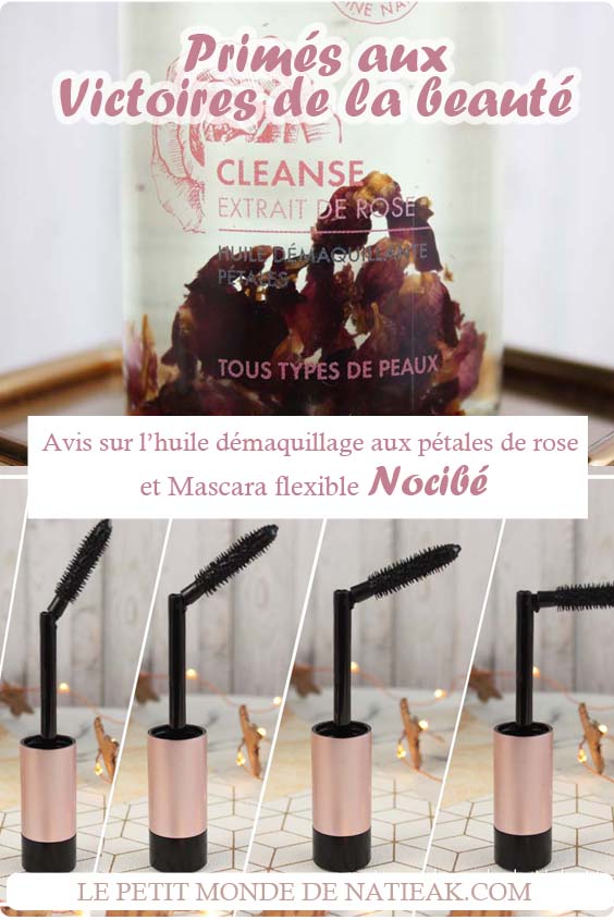 avis sur l'huile démaquillante Cleanse pétale de rose et mascara flexible
