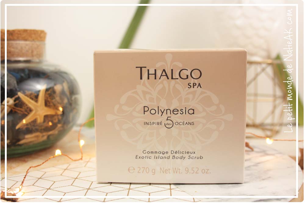 Gommage naturel pour le corps à la vaille de Tahiti