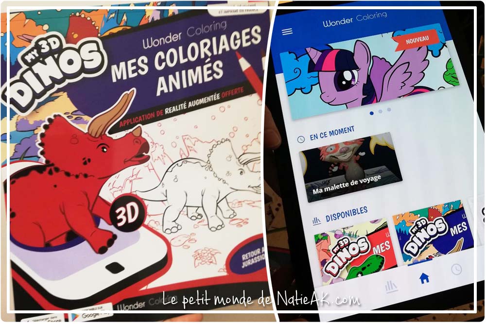 coloriage à réalité augmentée Wonder Coloring