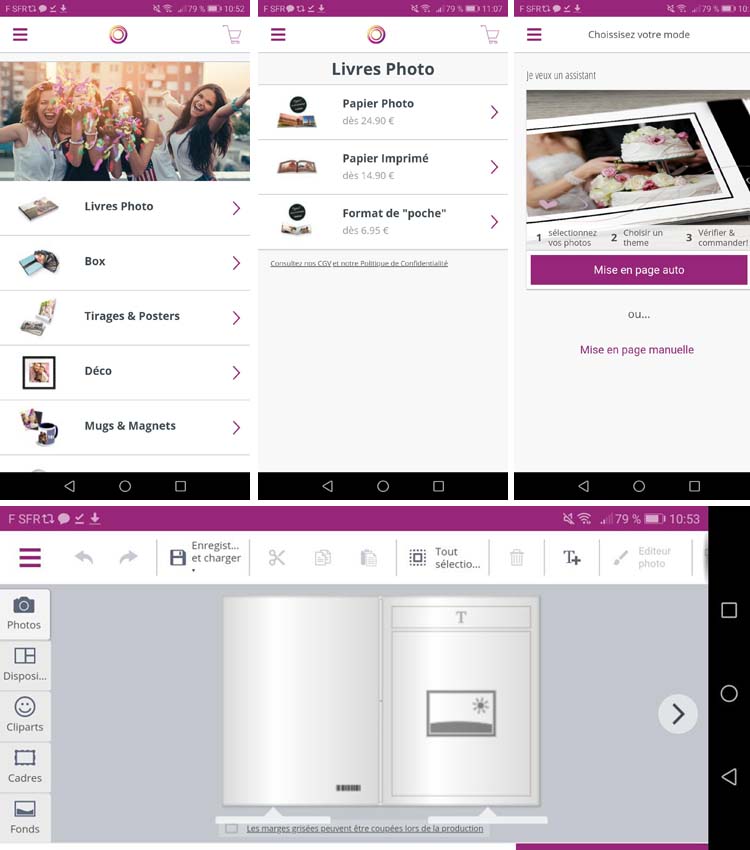 réaliser rapidement un livre photo