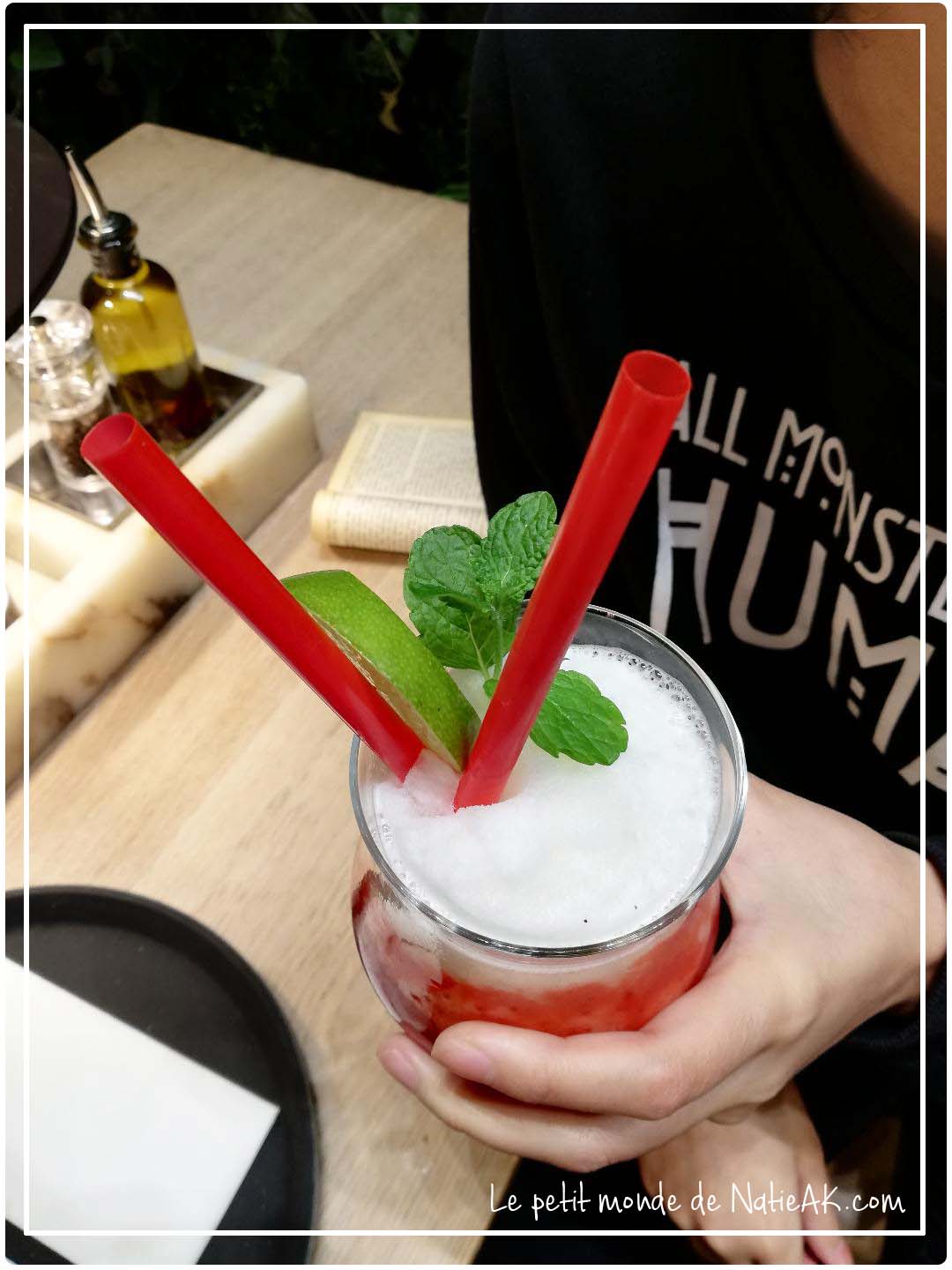 boisson sans alcool Virgin Frozon Daiquiri fruits rouges (Vapiano)