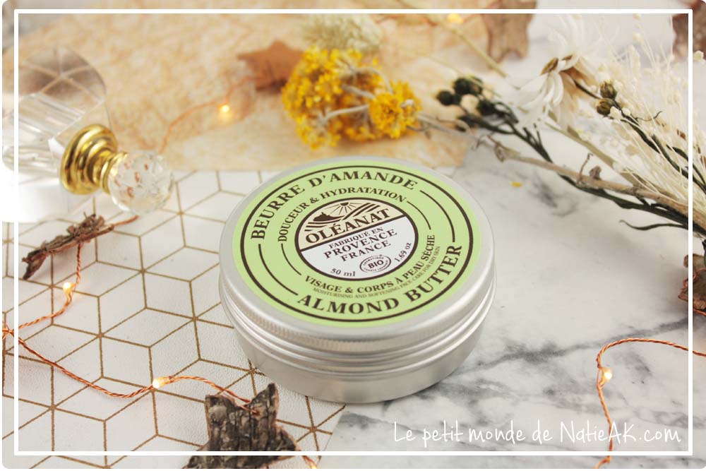 Beurre d'amande bio visage et corps