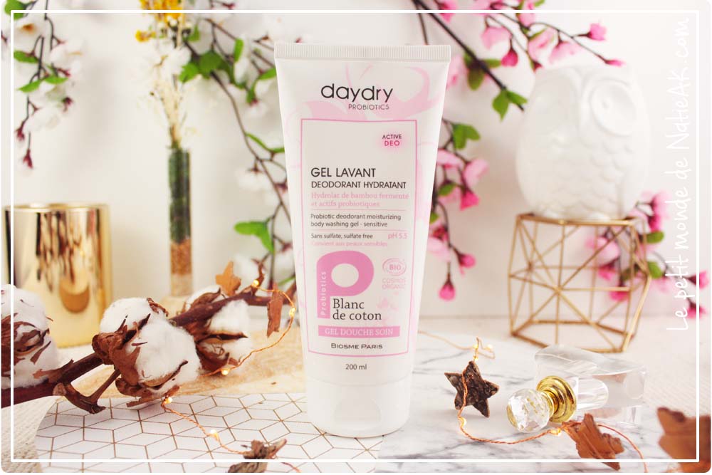 gel douche bio probiotiques Made in France Biosme