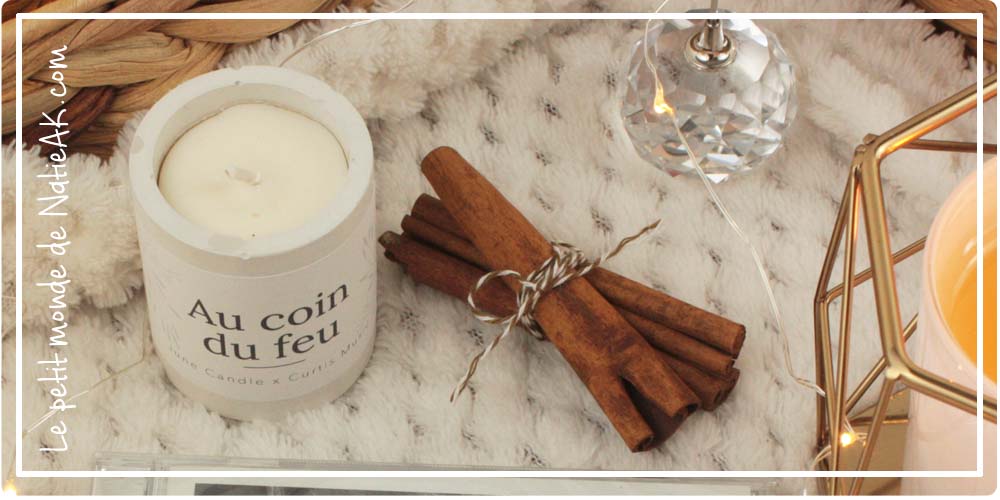 Box musicale Curtis Music bougie artisanale fait main France