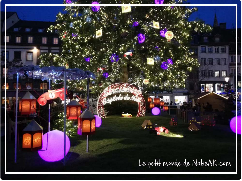 illumination sapin strasbourg 2019