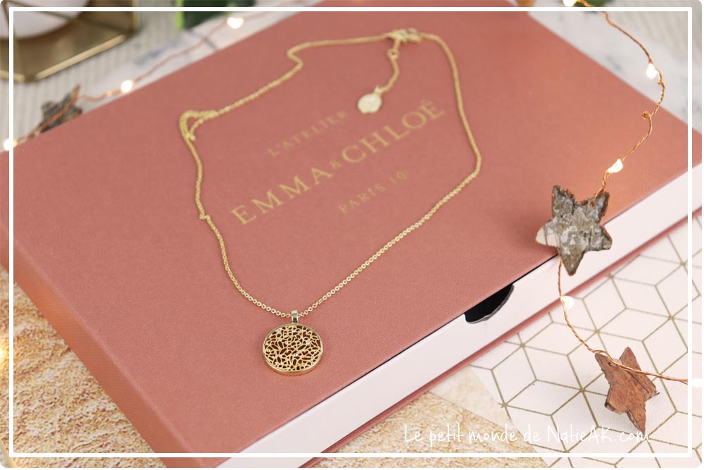 collier filigrane plaqué or