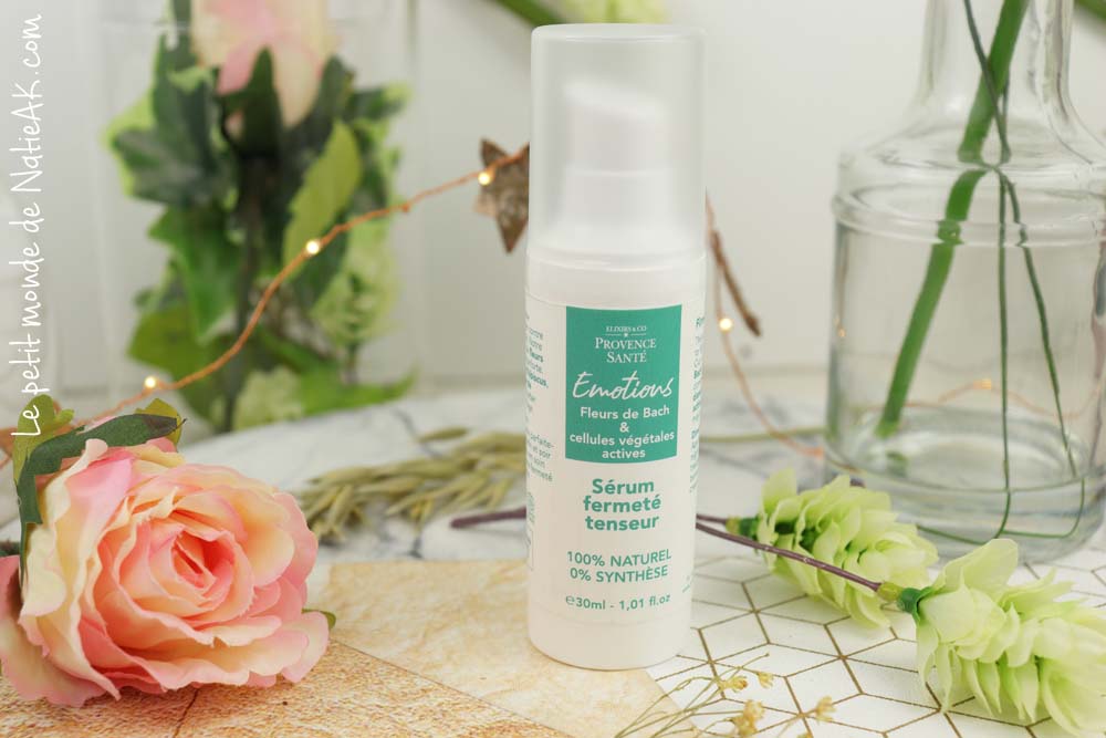 sérum fermeté tenseur bio vegan et Made In France Elixirs & Co