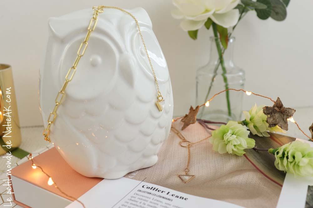 Emma Chloé Août 20 collier Léane