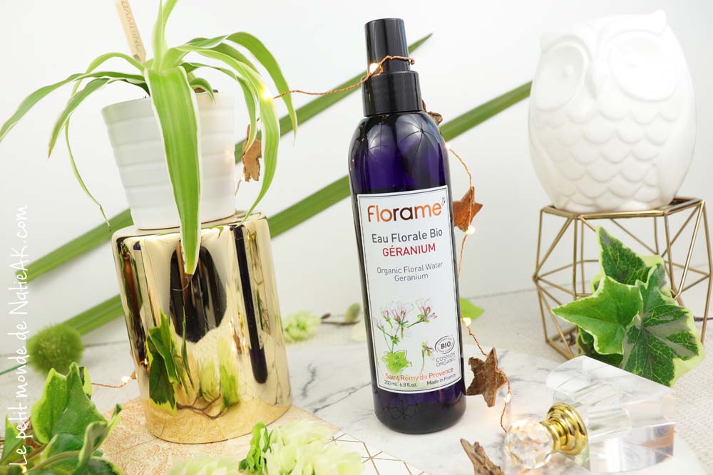 eau florale géranium moustique