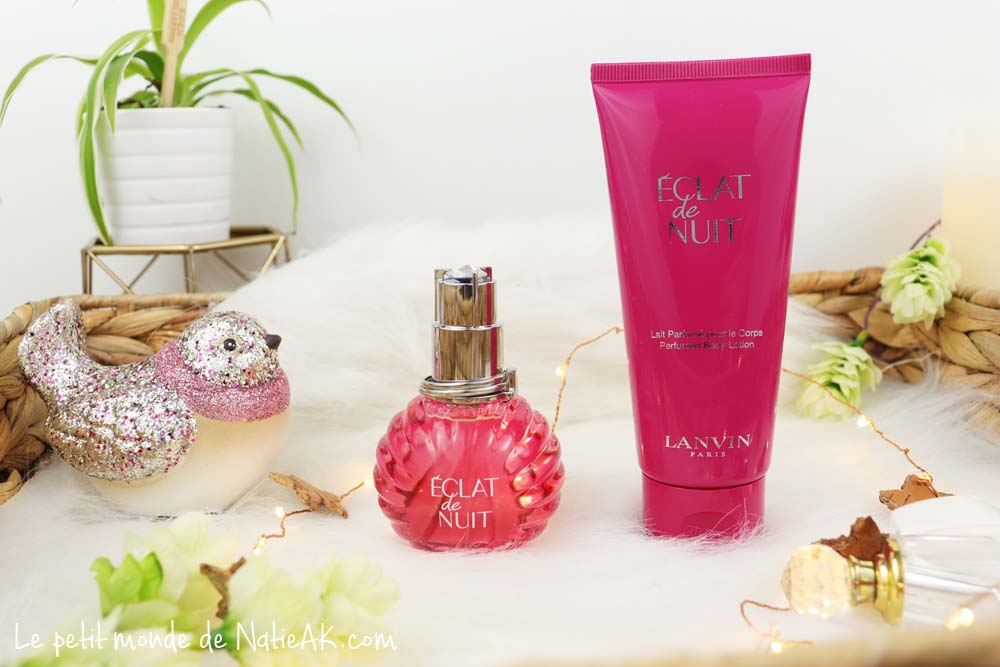 coffret eau de parfum et lait corps Eclat de nuit Lanvin