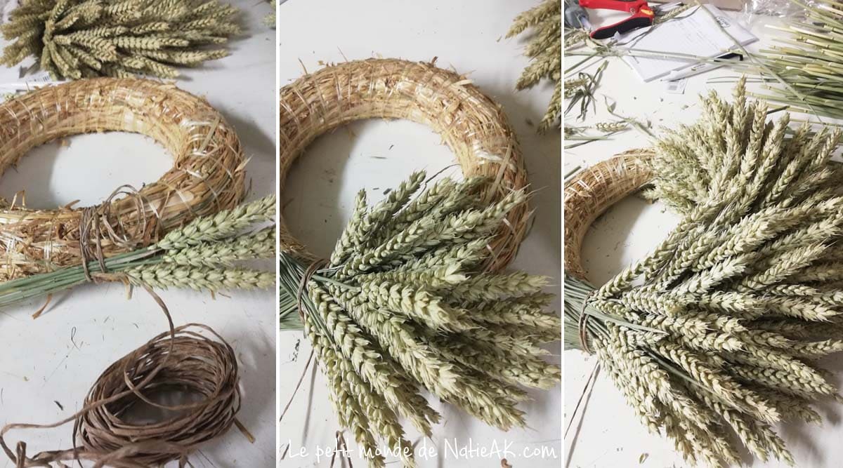 couronne de Noël végétale