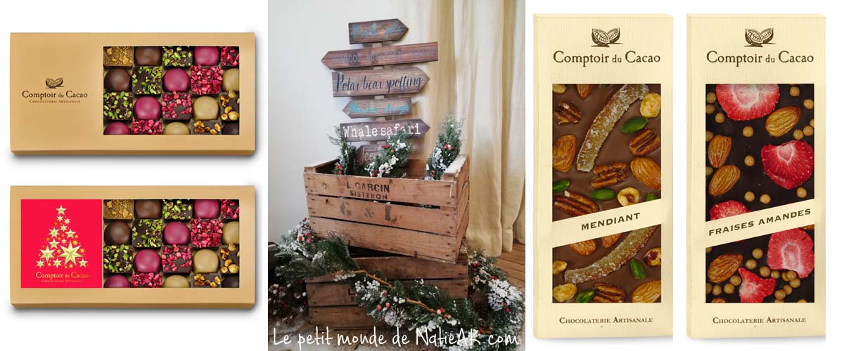 Idées de gourmandises pour Noël Comptoir du Caca Mendiant