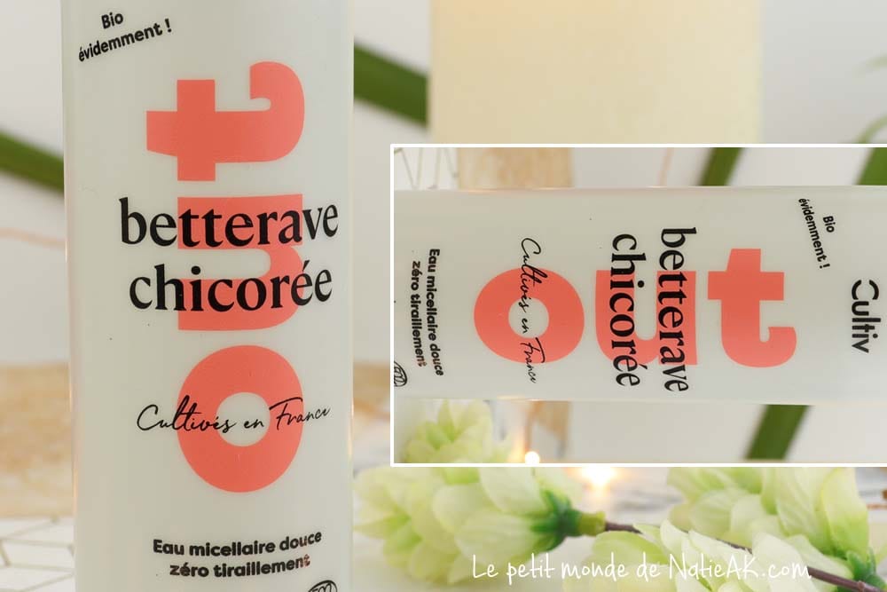 Cultiv Eau micellaire hydratante bio Betterave chicorée
