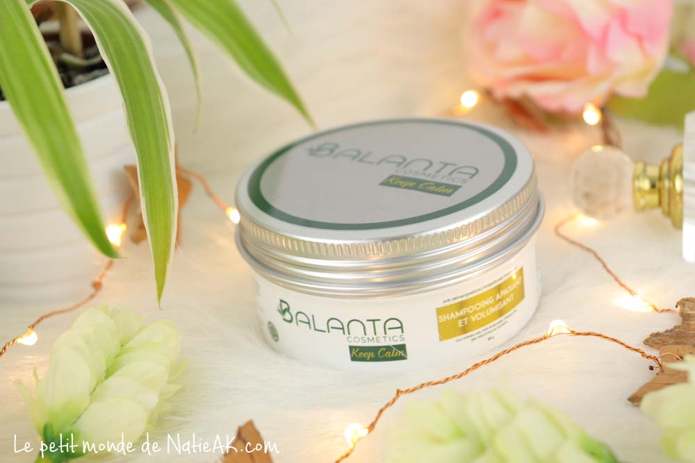 Routine beauté éthique et bien-être shampoing apaisant cuir chevelu