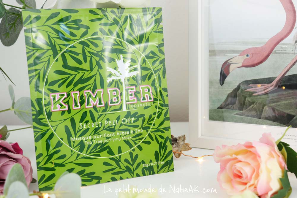 Belle au Naturel Mars 2021 masque purifiant arbre à thé Kimber cosmetics