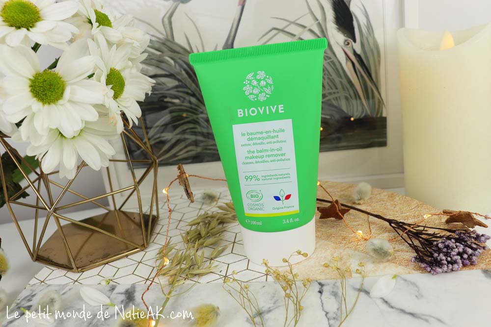 le baume en huile démaquillant biovive