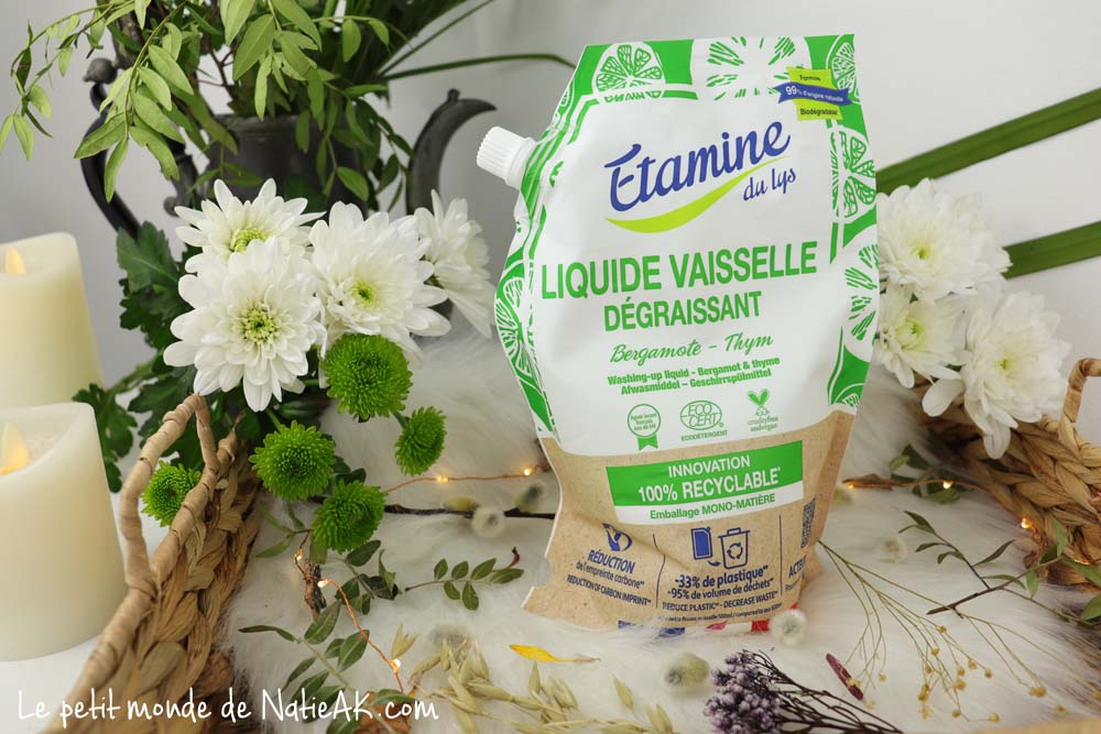 liquide vaisselle bergamote & thym Etamine du lys