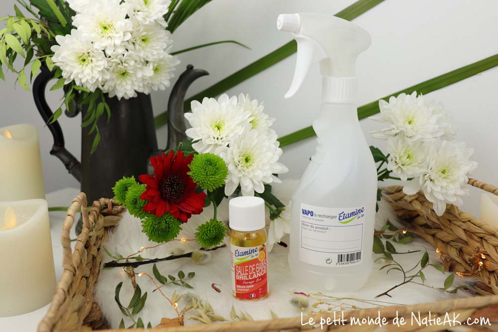 Recharge Salle de bain orange bio Etamine du Lys