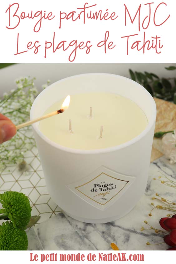 My Jolie Candle avis sur la bougie parfumée Les plages de Tahiti
