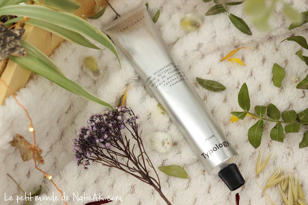 Routine beauté personnalisée Typology Crème visage raffermissante Rétinol et huile de tsubaki Typology 