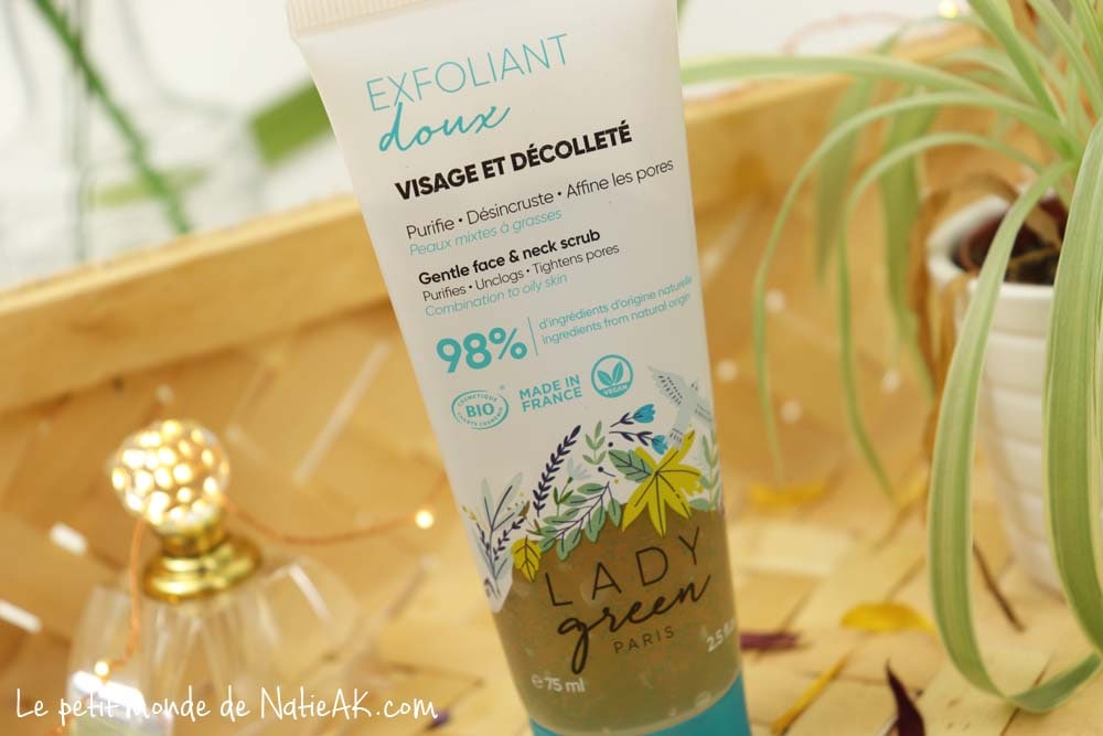 Belle au naturel septembre 2021 exfolier visage