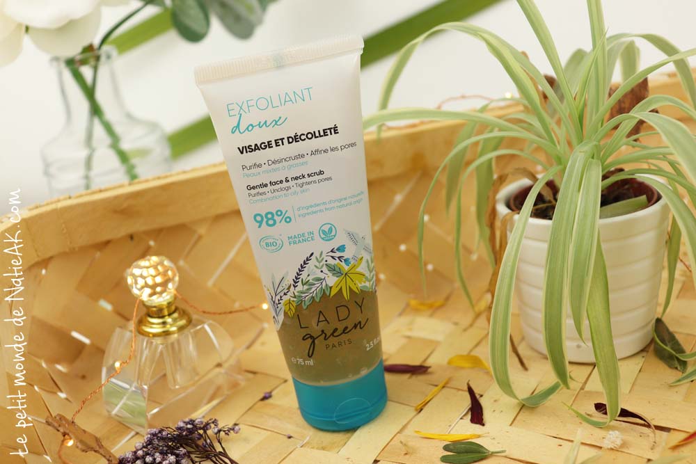 Exfoliant doux bio Lady Green