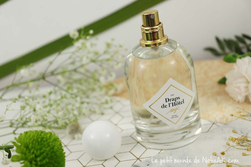 My Jolie Candle avis Les draps de l'hôtel brume parfumée mjc