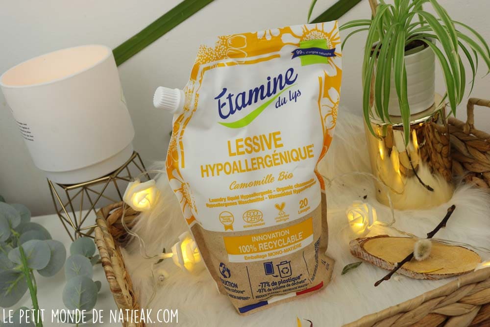 Jury Meilleurs produits bio Lessive hypoallergénique camomille Etamine du lys