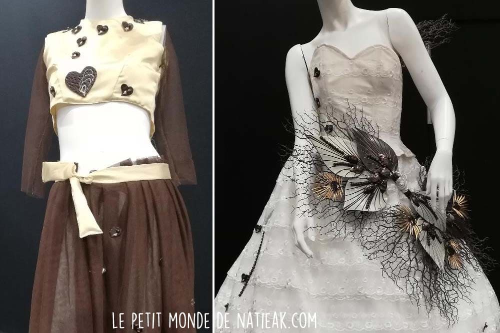 défilé Robe en chocolat Salon du chocolat Paris 2021