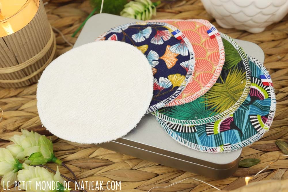 lingettes démaquillantes lavables françaises