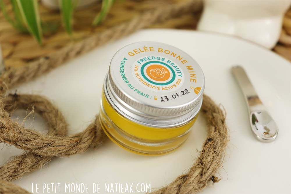 gelée visage bonne mine bio Freedge beauty