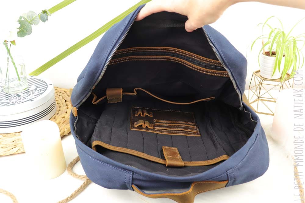 sac à dos compartimenté