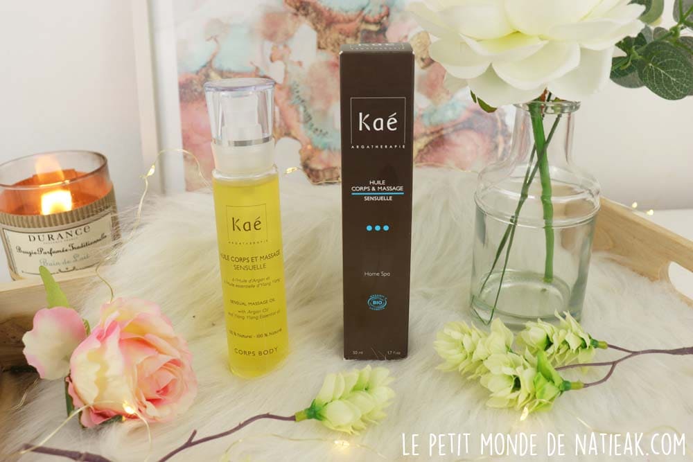 Belle au naturel février 2022 huile corps bio de massage sensuelle Kaé