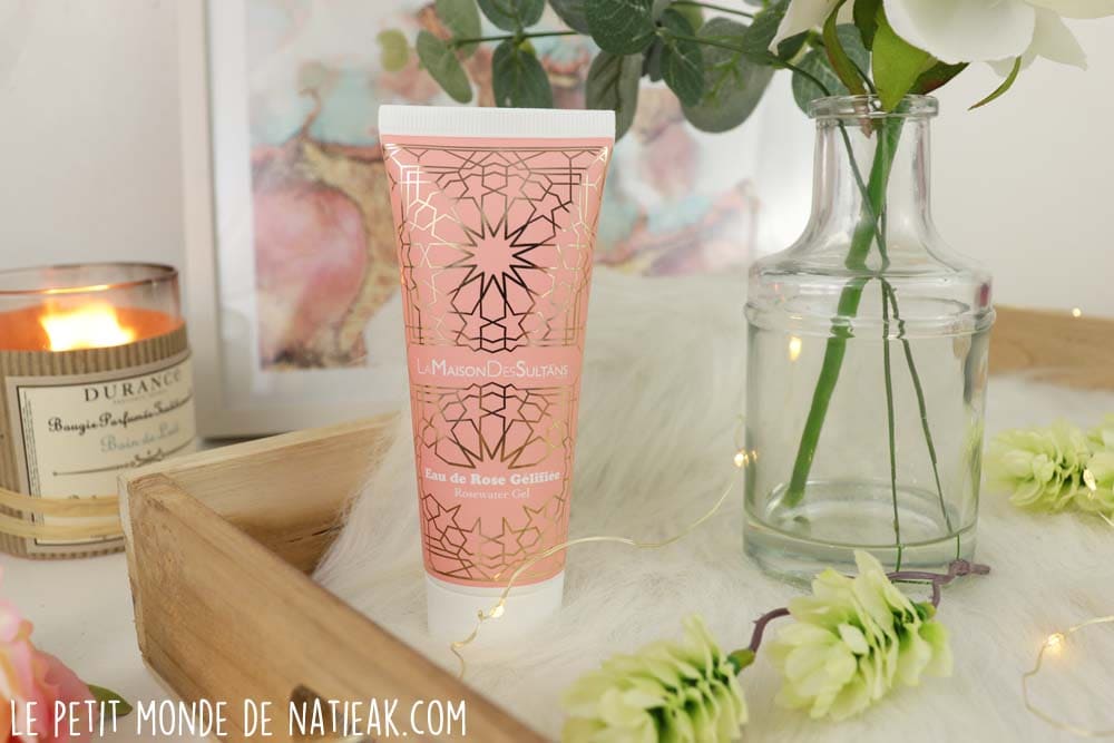 Belle au naturel février 2022 Eau de rose gélifié La Maison des Sultans