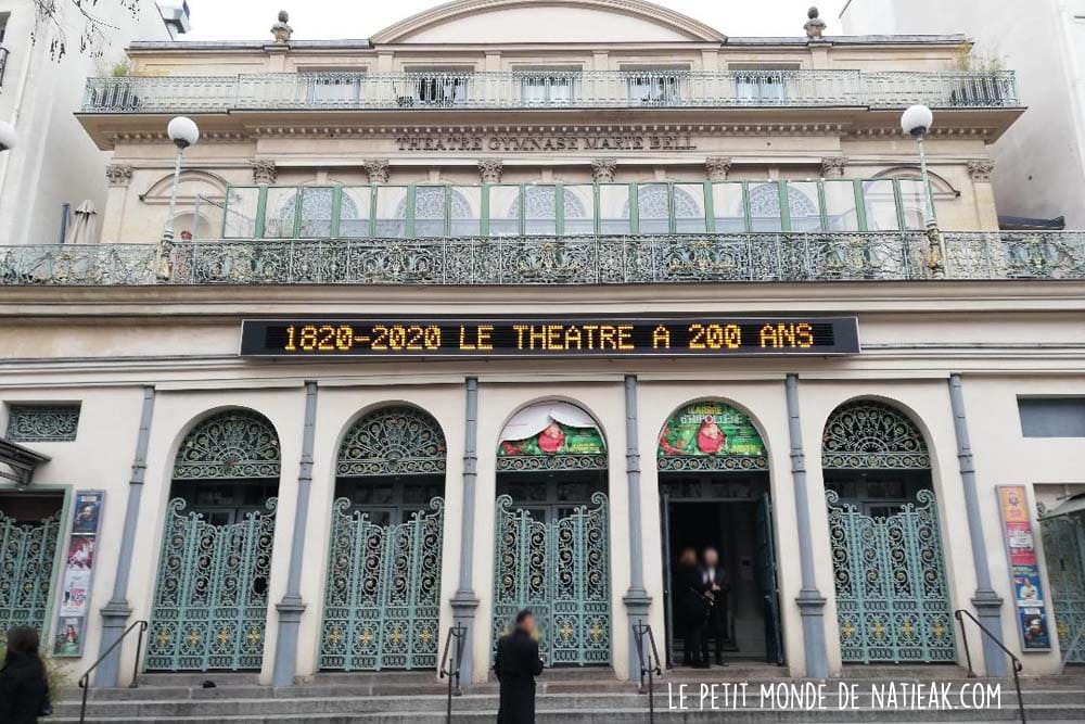 théâtre du Gymnase Marie Bell paris