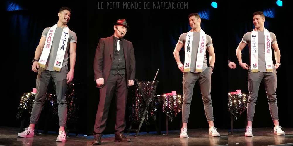 Harry l'empoté et Lenny Tabourel Mister France 2022