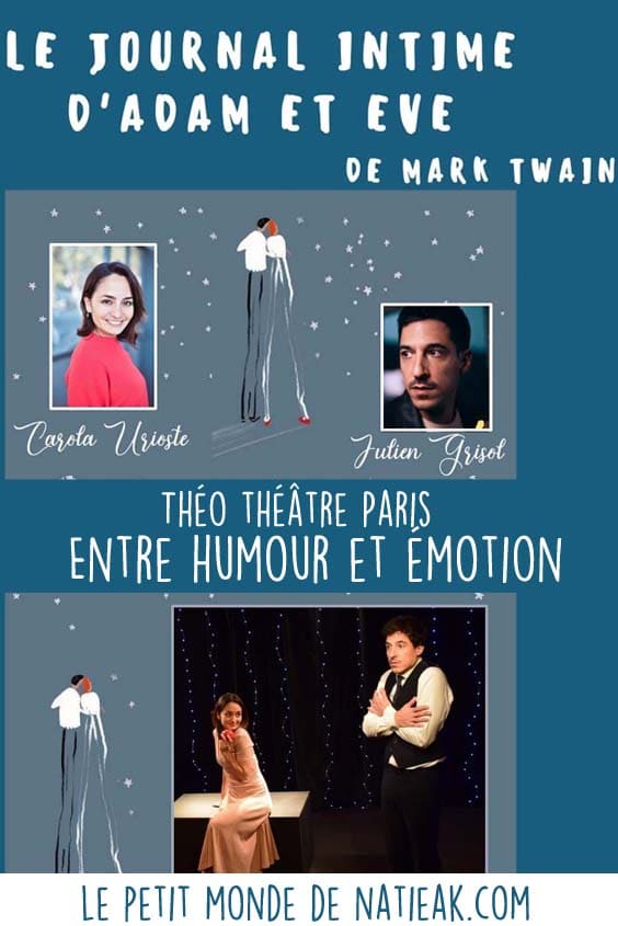 retour sur la pièce de théâtre Le journal intime d'Adam et Eve