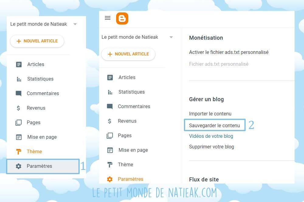 comment télécharger un blog ?